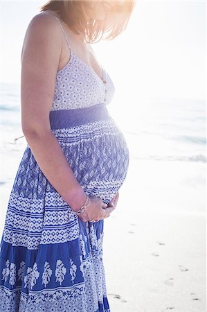 pregnant africa - Pregnant woman on beach, Cape Town, South Africa Stock Photo - Premium Royalty-Free, Code: 614-08984164