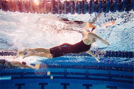 simsearch:614-08983538,k - Swimmers in pool Foto de stock - Sin royalties Premium, Código: 614-08983501