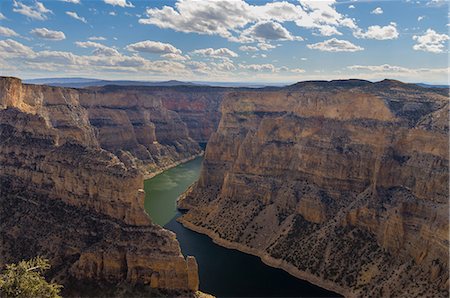 Horseshoe Bend, Bighorn Canyon National Recreation Area, Wyoming, USA Stockbilder - Premium RF Lizenzfrei, Bildnummer: 614-09017850