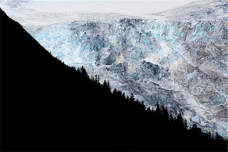 prince william sound - Glacier, Prince William Sound, Whittier, Alaska, United States, North America Photographie de stock - Premium Libres de Droits, Code: 614-09078862
