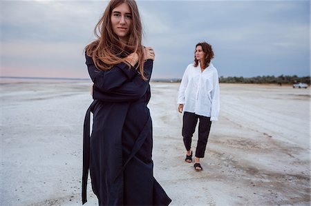 Women on beach, Odessa, Ukraine Stock Photo - Premium Royalty-Free, Code: 614-09168183