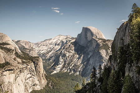 Half Dome, Yosemite National Park, California Foto de stock - Royalty Free Premium, Número: 614-09210136