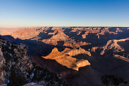 simsearch:614-06720083,k - View of Grand Canyon at dusk, Arizona, USA Foto de stock - Sin royalties Premium, Código: 614-09211620