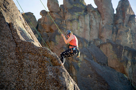 simsearch:614-09168157,k - Rock climber, Smith Rock State Park, Oregon, US Foto de stock - Royalty Free Premium, Número: 614-09211741