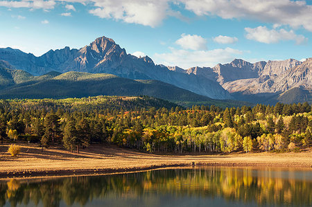 san-juan-gebirge - Mount Sneffels, San Juan Mountains, Ridgway, Colorado, USA Stockbilder - Premium RF Lizenzfrei, Bildnummer: 614-09213795