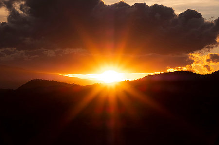 sedona - Scenic landscapes at sunset, Sedona, Arizona, USA Fotografie stock - Premium Royalty-Free, Codice: 614-09253778