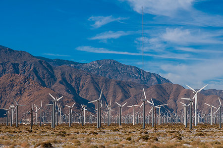 Wind Farm, Palm Springs, California, USA Stock Photo - Premium Royalty-Free, Code: 614-09277131