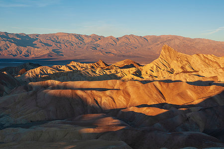 Zabriskie Point, Death Valley National Park, California, USA Photographie de stock - Premium Libres de Droits, Code: 614-09277152
