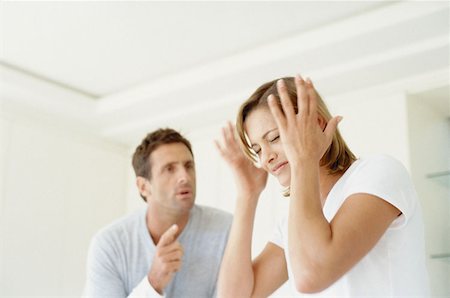 simsearch:649-07436826,k - Man and woman arguing Stock Photo - Premium Royalty-Free, Code: 614-00394086