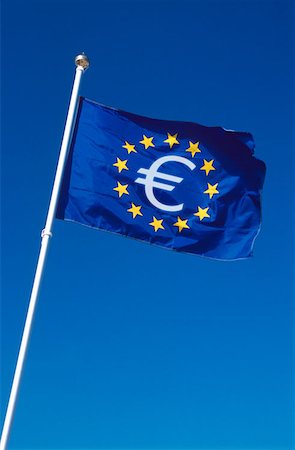 simsearch:614-00394716,k - Euro flag Foto de stock - Sin royalties Premium, Código: 614-00394724