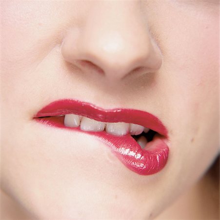 Female mouth Foto de stock - Sin royalties Premium, Código: 614-00393125