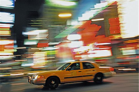 simsearch:614-02611760,k - Taxi in new york city Foto de stock - Sin royalties Premium, Código: 614-00401415
