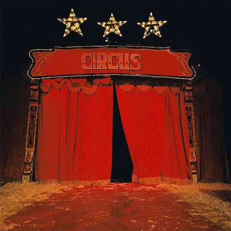 sign star not illustration not people - Circus stage Foto de stock - Sin royalties Premium, Código: 614-00656916