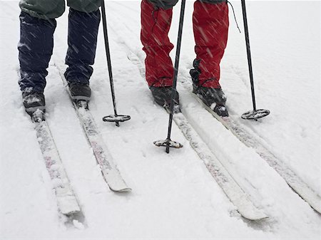 Skiers walking Stock Photo - Premium Royalty-Free, Code: 614-00658584