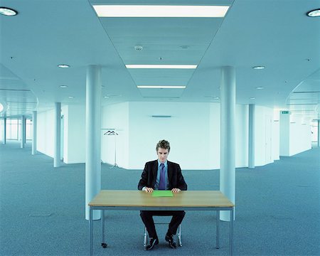 simsearch:614-00651999,k - Businessman in an empty office Stock Photo - Premium Royalty-Free, Code: 614-00651997