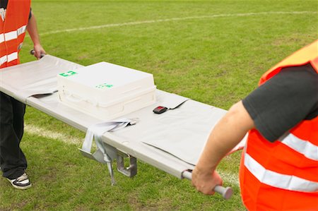 Stretcher carriers Fotografie stock - Premium Royalty-Free, Codice: 614-00808636