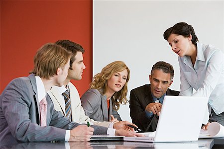 simsearch:614-03981680,k - Businesspeople discussing ideas Stock Photo - Premium Royalty-Free, Code: 614-00891044