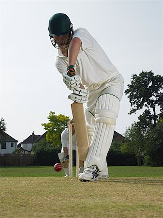 Cricketers Fotografie stock - Premium Royalty-Free, Codice: 614-00892263