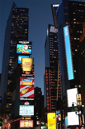Times Square Stock Photo - Premium Royalty-Free, Code: 614-00893017