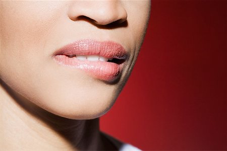 simsearch:614-00393125,k - Woman biting her lip Stock Photo - Premium Royalty-Free, Code: 614-00893104