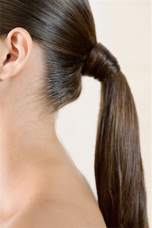 Woman with ponytail Stock Photo - Premium Royalty-Free, Code: 614-00893155