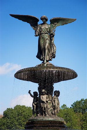 Bethesda fountain central park new york Fotografie stock - Premium Royalty-Free, Codice: 614-00914501