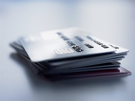 financing - Pile of credit cards Foto de stock - Sin royalties Premium, Código: 614-01087153