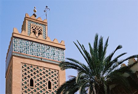 Marrakech la mosquée Koutoubia Photographie de stock - Premium Libres de Droits, Code: 614-01087955