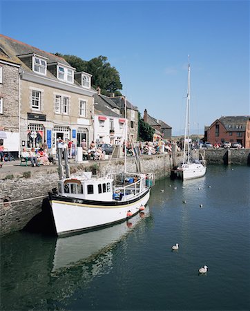 padstow - Padstow harbour Foto de stock - Sin royalties Premium, Código: 614-01178756