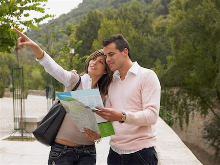 Couple sightseeing Stock Photo - Premium Royalty-Free, Code: 614-01180222