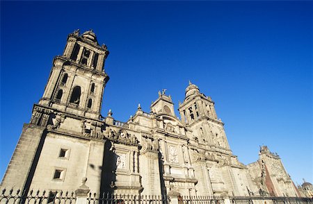 Mexico city cathedral Stock Photo - Premium Royalty-Free, Code: 614-01238847