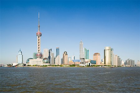 Skyline de Pudong Photographie de stock - Premium Libres de Droits, Code: 614-01434653