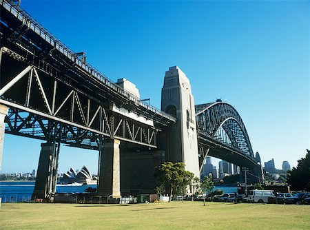 porto di sydney - Sydney harbour bridge Fotografie stock - Premium Royalty-Free, Codice: 614-01435088