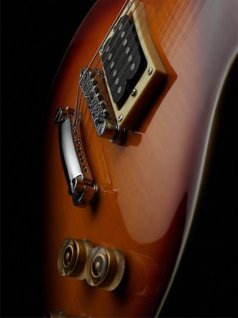 simsearch:614-01433957,k - Electric guitar Stock Photo - Premium Royalty-Free, Code: 614-01433951