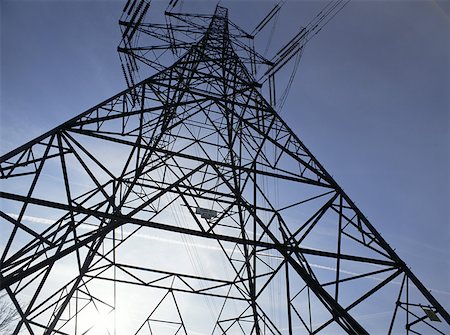 Electrical tower Stock Photo - Premium Royalty-Free, Code: 614-01560939