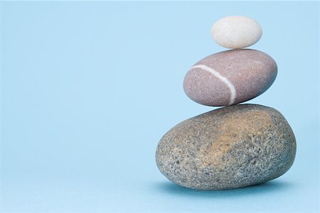 stones isolated - Stack of pebbles Stock Photo - Premium Royalty-Free, Code: 614-01561410