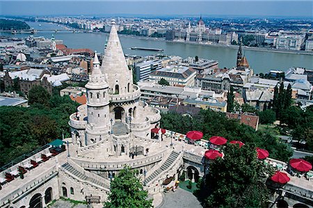 simsearch:614-02680253,k - Fisherman's Bastion budapest Stockbilder - Premium RF Lizenzfrei, Bildnummer: 614-01625714