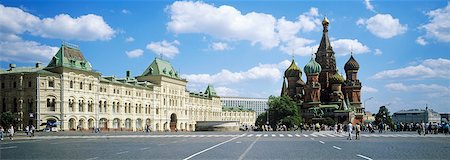 russian people - Red square moscow Stock Photo - Premium Royalty-Free, Code: 614-01625747