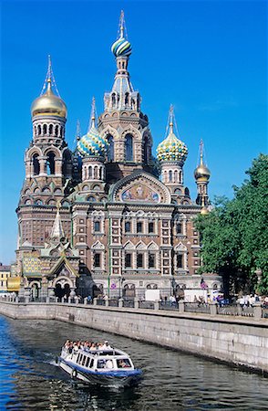 Église du Sauveur sur déversé sang Saint-Pétersbourg Photographie de stock - Premium Libres de Droits, Code: 614-01625751