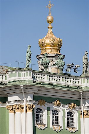 palais d'hiver - Winter palace Saint-Pétersbourg Photographie de stock - Premium Libres de Droits, Code: 614-01625778