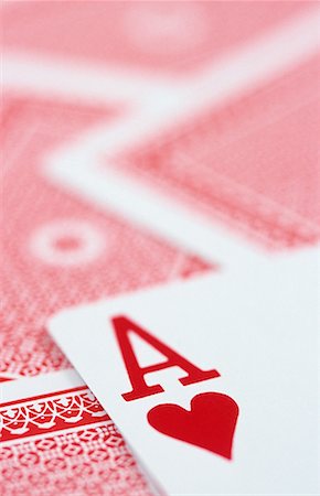 Ace of hearts Fotografie stock - Premium Royalty-Free, Codice: 614-01626685