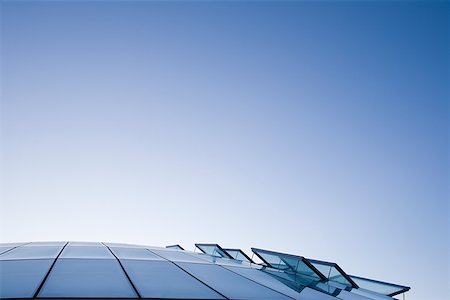 round window - Open windows of a large greenhouse Stock Photo - Premium Royalty-Free, Code: 614-01758438