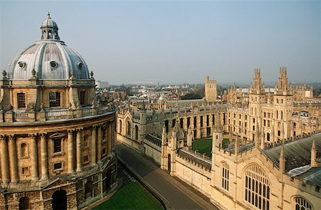 All souls college and radcliffe camera Stock Photo - Premium Royalty-Free, Code: 614-01819559