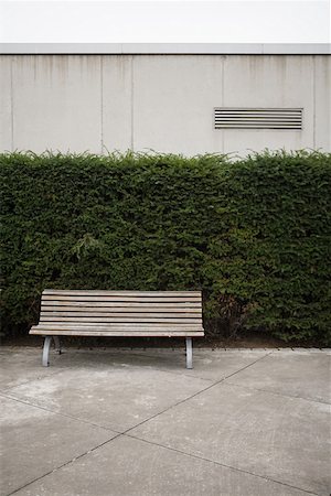 A bench in a park Stock Photo - Premium Royalty-Free, Code: 614-01821796