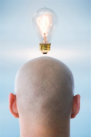 A person having an idea Stock Photo - Premium Royalty-Free, Code: 614-01869720