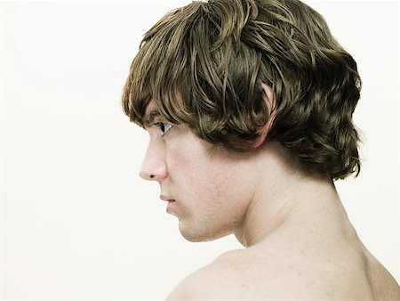 Head of a young man Stock Photo - Premium Royalty-Free, Code: 614-01869915