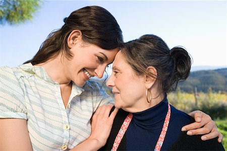 family italy - Italian mother and daughter hugging Stock Photo - Premium Royalty-Free, Code: 614-02049374