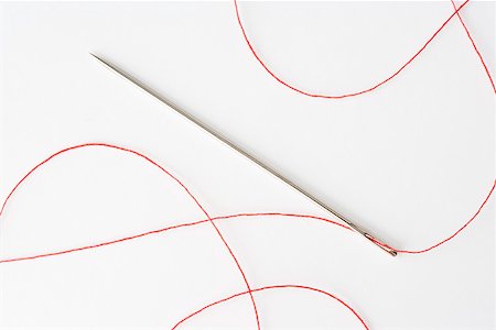 Aiguille et du fil Photographie de stock - Premium Libres de Droits, Code: 614-02074315