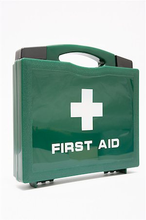 First aid kit Fotografie stock - Premium Royalty-Free, Codice: 614-02074328