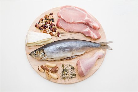 Protein food group Foto de stock - Sin royalties Premium, Código: 614-02240509